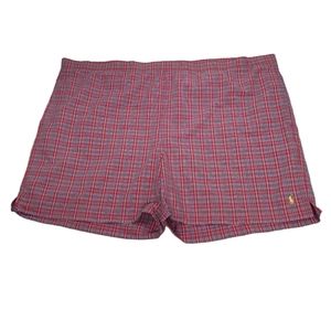 Vintage Polo Sport Ralph Lauren Swim Trunks Plaid Men's Size 2X BIG Mesh Lined